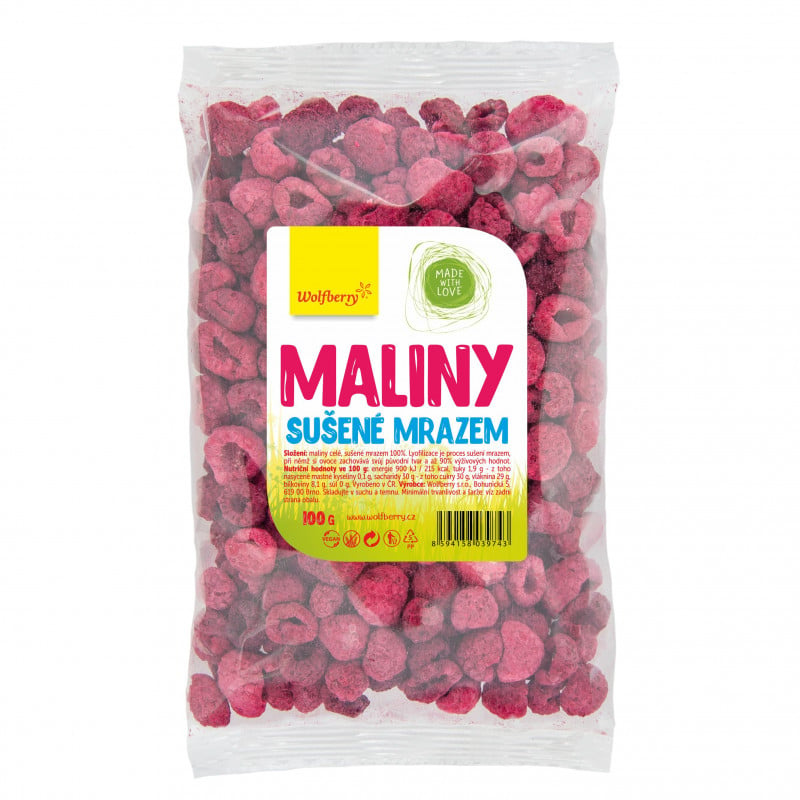WOLFBERRY Maliny lyofilizované 100 g