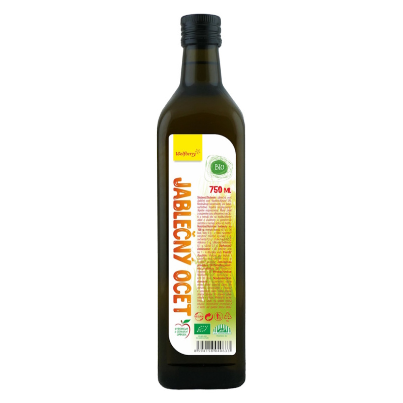 WOLFBERRY Jablečný ocet 750 ml BIO