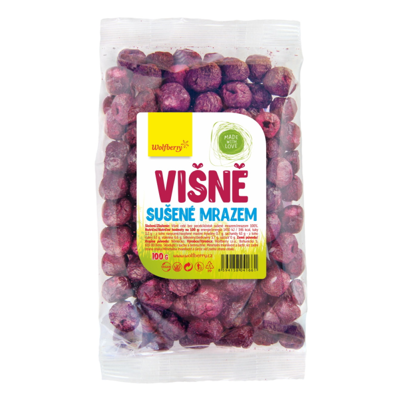 WOLFBERRY Višně lyofilizované 100 g