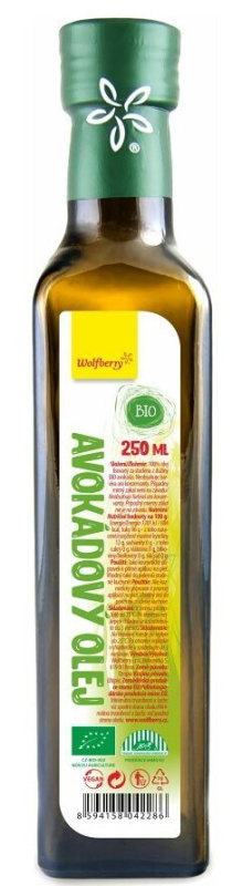 WOLFBERRY Avokádový olej 250 ml BIO