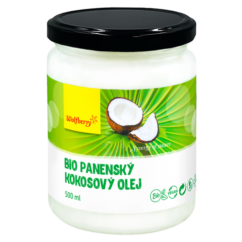WOLFBERRY Panenský kokosový olej BIO 500 ml