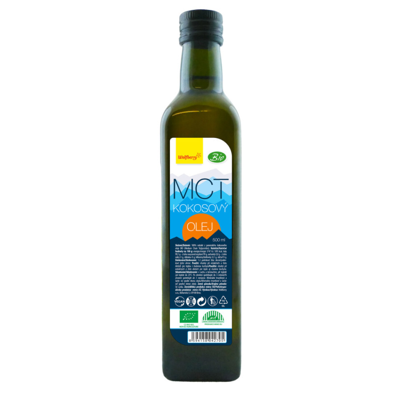 WOLFBERRY Kokosový olej MCT BIO 500 ml