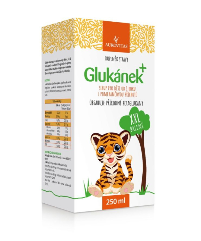 SENIMED Glukánek+ sirup pro děti 250 ml