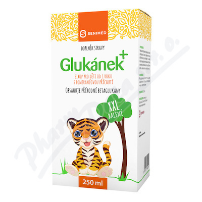 SENIMED Glukánek+ sirup pro děti 250 ml