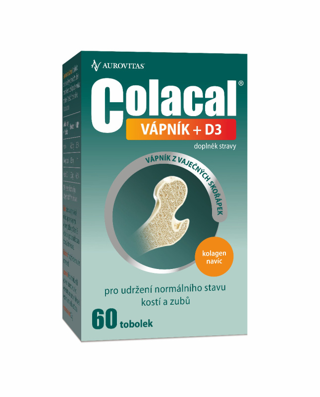 COLACAL Vápník + D3  60 tobolek