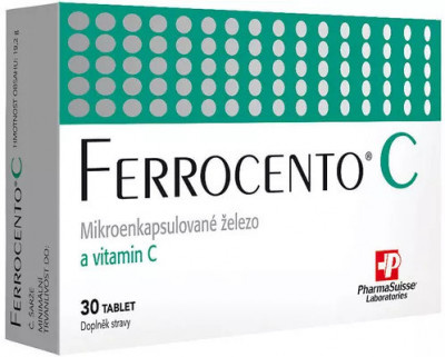 PHARMASUISSE Ferrocento forte C 30 tablet