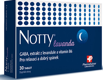 PharmaSuisse NOTTY lavanda 30 tablet