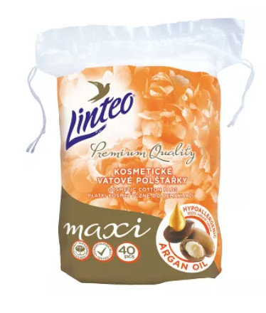 Linteo Premium Maxi odličovací tampony Argan Oil 40 ks