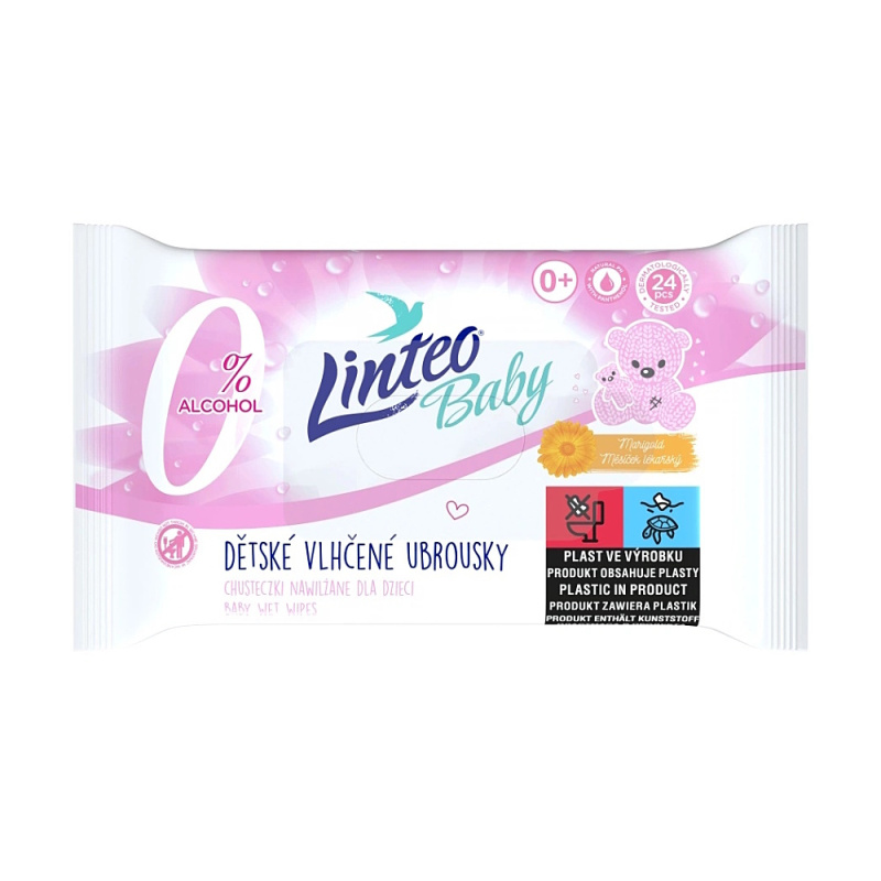Linteo Baby vlhčené ubrousky 120 ks
