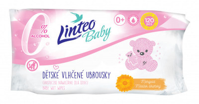 Linteo Baby vlhčené ubrousky 120 ks