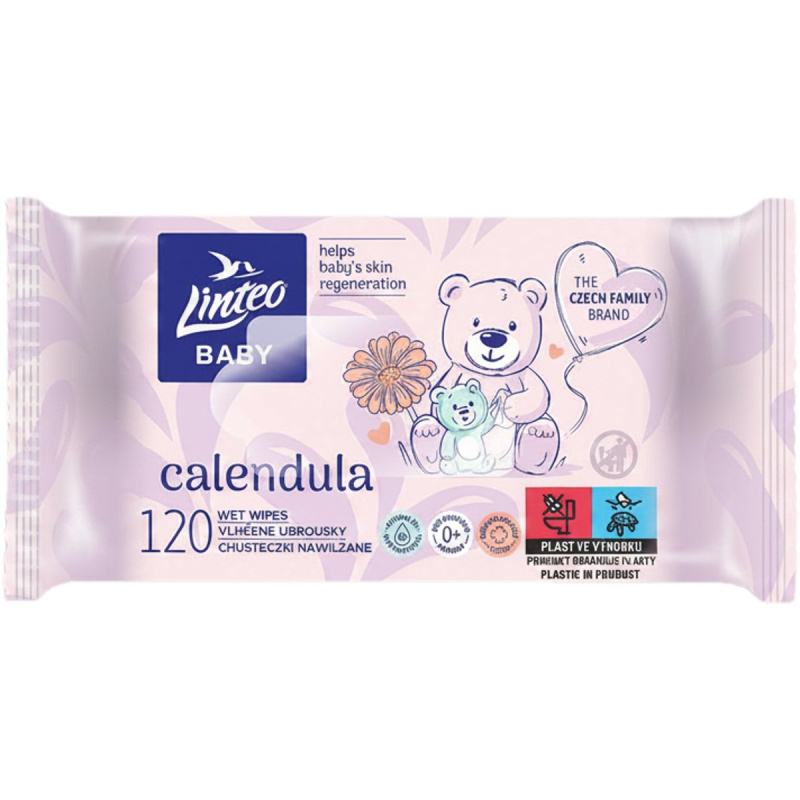 Linteo Baby vlhčené ubrousky 120 ks