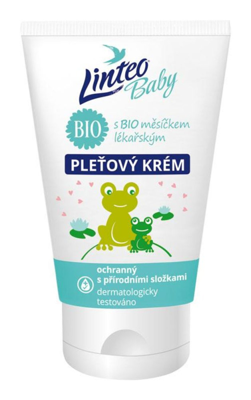 Linteo Baby zklidňující dětský krém na obličej 75 ml