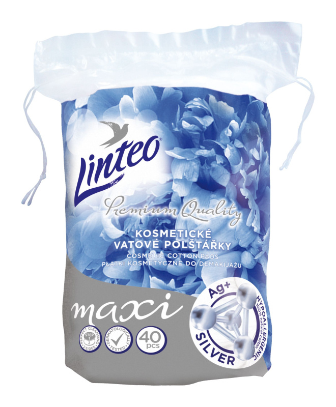Linteo Premium Maxi odličovací tampony Silver 40 ks