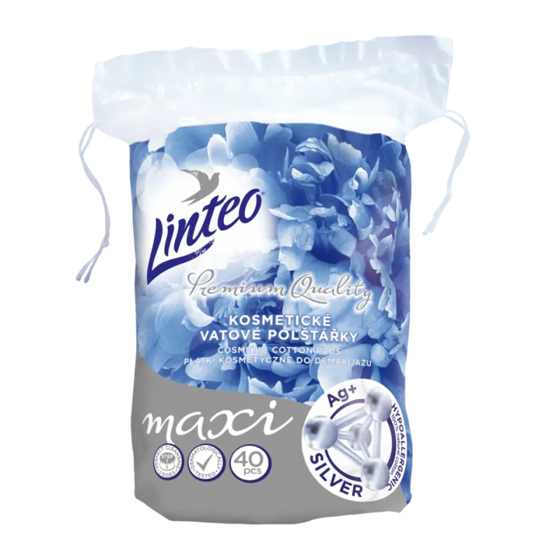 Linteo Premium Maxi odličovací tampony Silver 40 ks