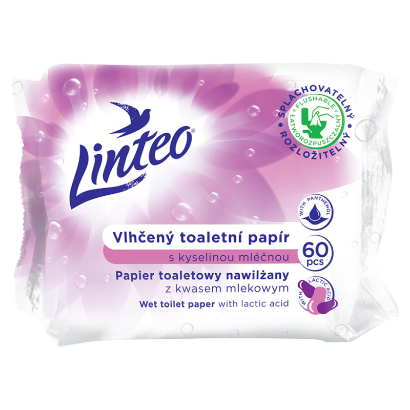 Linteo Wet Toilet Paper 60 ks