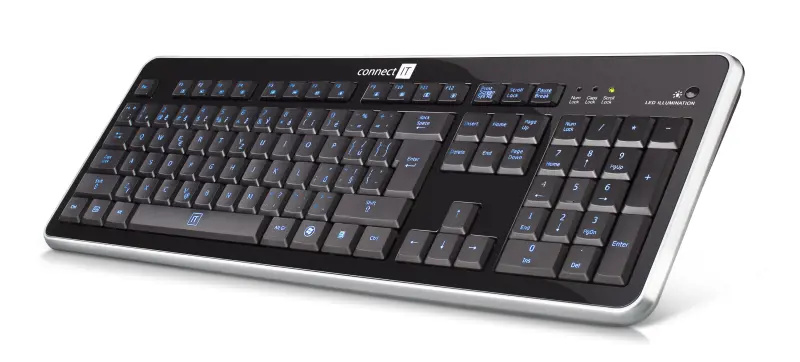 Connect IT Office BlueShine - USB klávesnice
