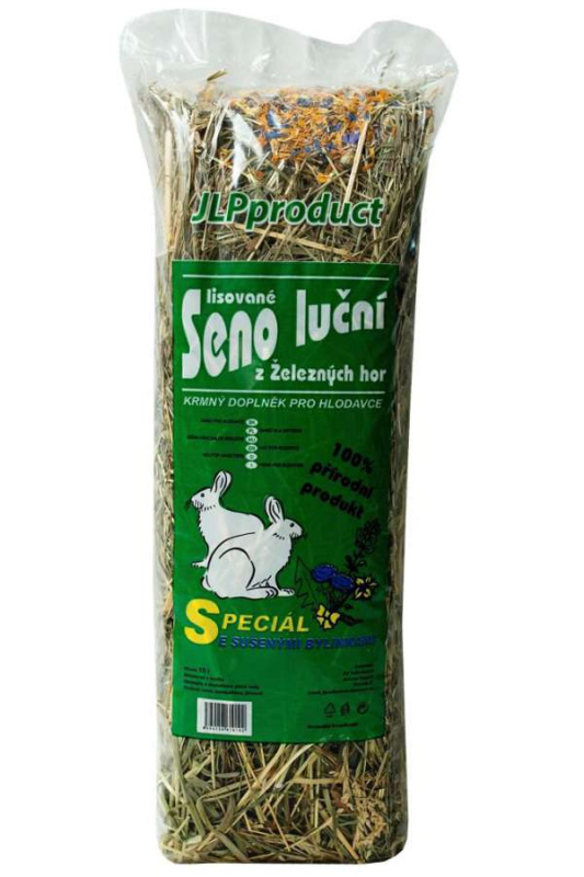 JLP product Seno luční JLP s bylinkami 15 lit.