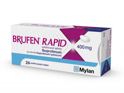 BRUFEN RAPID 400MG Potahovaná tableta 24