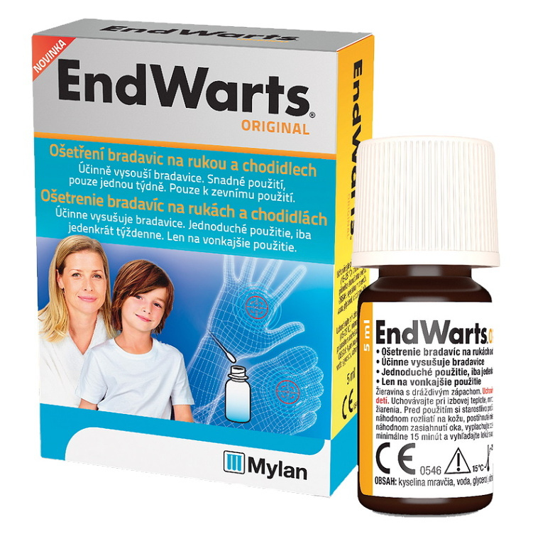 EndWarts ORIGINAL roztok k odstranění bradavic 5ml