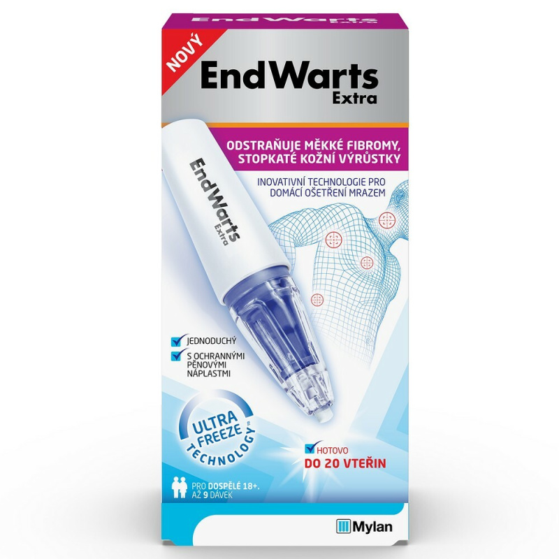 EndWarts Extra kryoterapie fibromů 14.3g