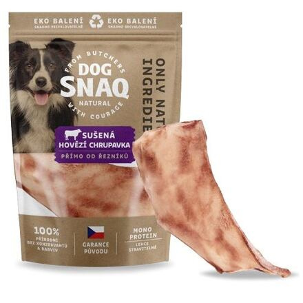 DOG SNAQ Hovězí kousky sušené lopatkové chrupavky 75 g