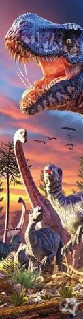 3D záložka - T-rex attack