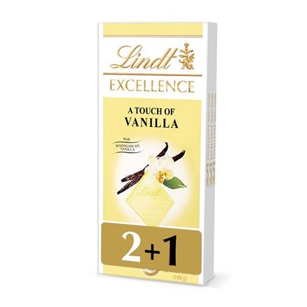 Lindt Excellence Čokoláda white vanilla 3 x 100 g