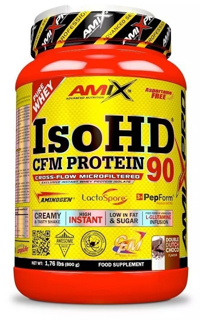 Amix Nutrition Amix IsoHD® 90 CFM Protein 800 g - dvojitá bílá čokoláda