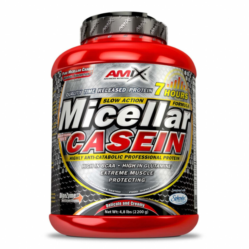 AMIX Micellar Casein, 2200 g Příchuť: Jahoda