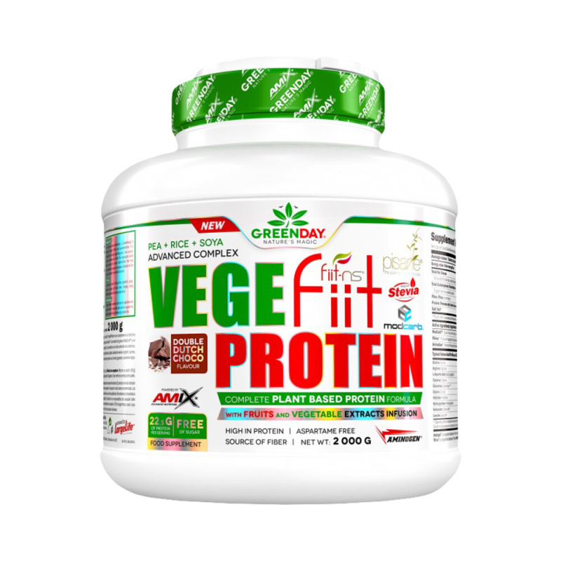 GREENDAY Vege-fiit protein peanut choco caramel  2000 g