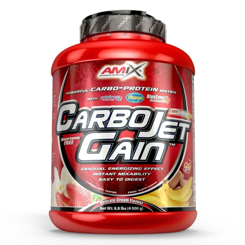 AMIX CarboJet Gain, 1000 g Příchuť: Čokoláda