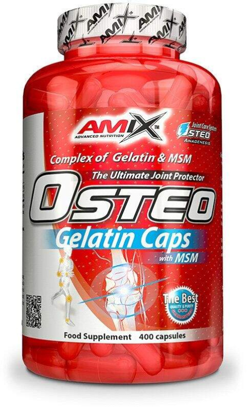 Amix OsteoGelatin + MSM Množství: 400 tablet