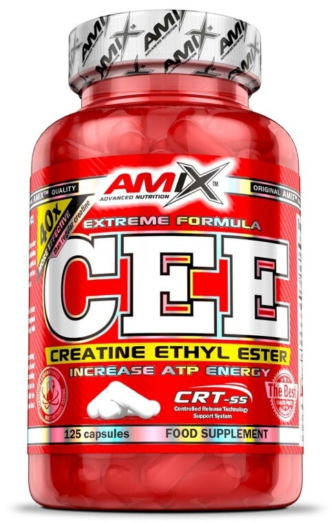 AMIX CEE Creatine Ethyl Ester HCL Množství: 125 kapslí