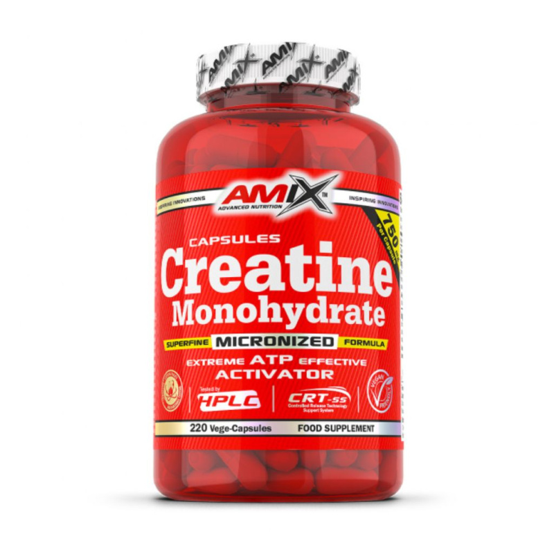 AMIX Creatine Monohydrate 750 mg, 220 kapslí Balení: 220 kapslí
