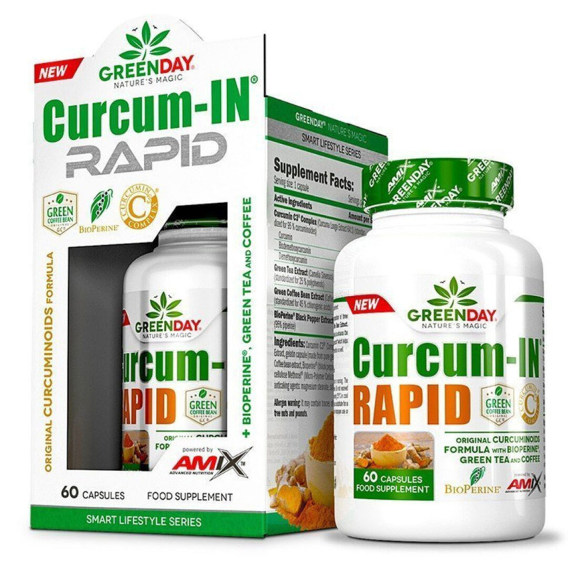 GREENDAY Curcum-IN rapid 60 kapslí
