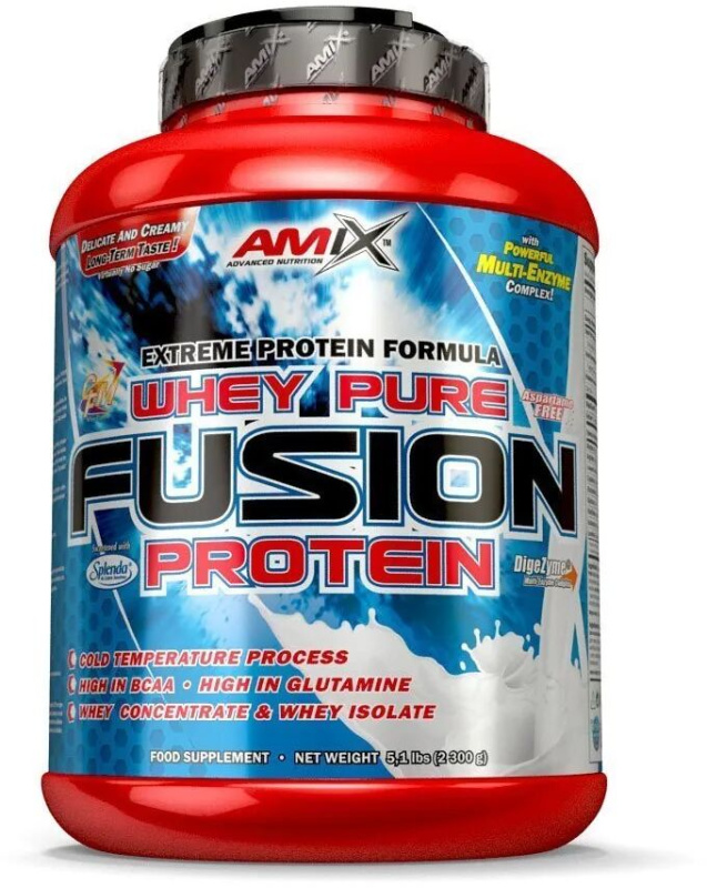 AMIX Whey Pure Fusion Protein 2300 g Příchuť: Čokoláda