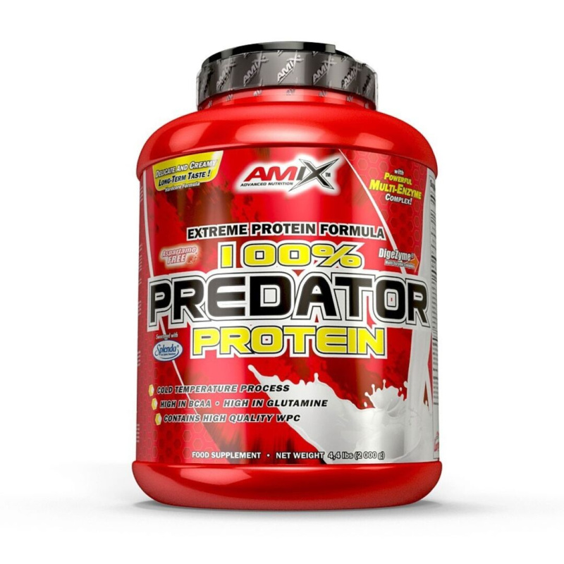 AMIX 100% Predator Protein, 1000 g Příchuť: Vanilka
