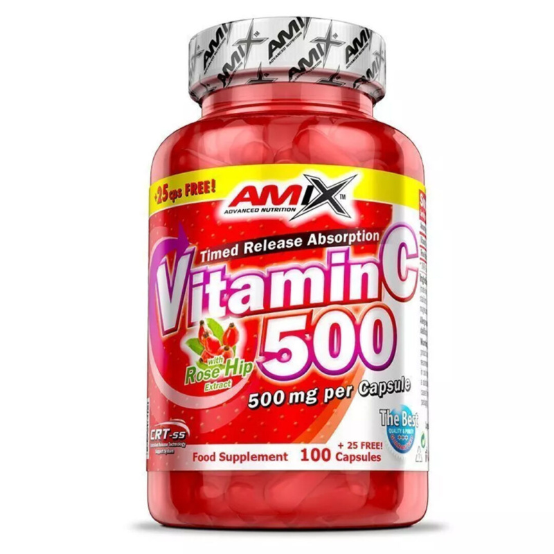 Amix Nutrition Amix Vitamin C 500 mg 125 kapslí