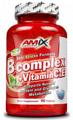 AMIX B-Complex + Vitamin C&E 90 kapslí