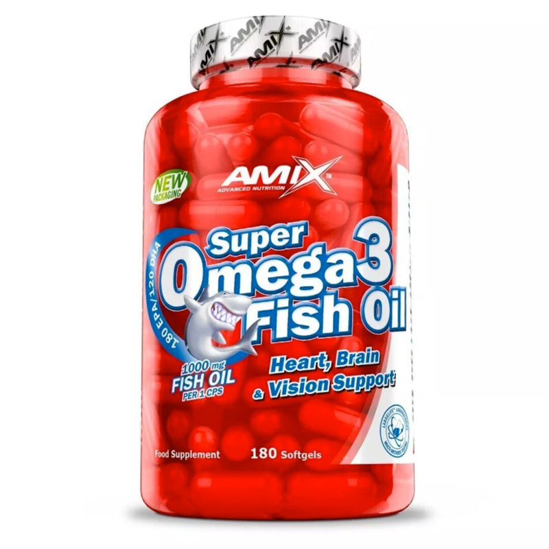 AMIX Super Omega 3 Rybí olej Balení: 180 kapslí