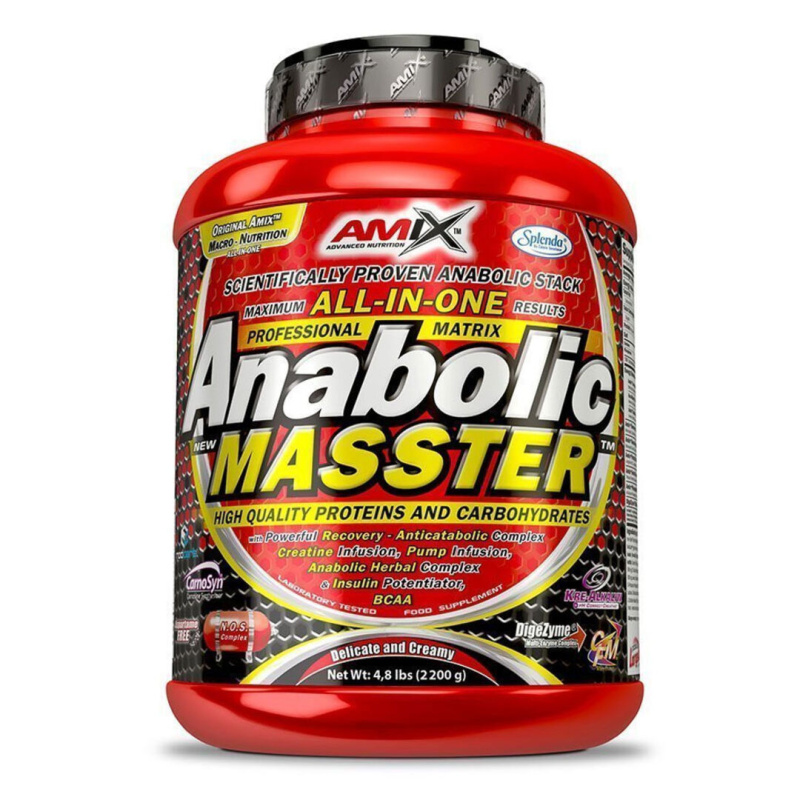 AMIX Anabolic Masster All-in-one Protein, 2200 g Příchuť: Jahoda