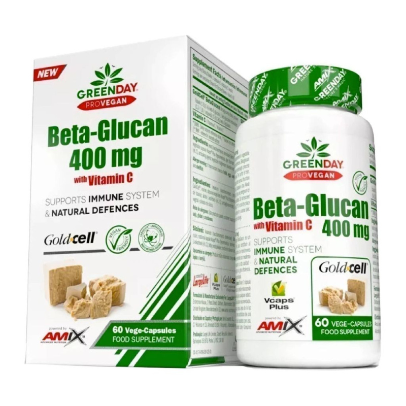 AMIX GreenDay ProVegan BetaGlucan 400 mg, 60 kapslí