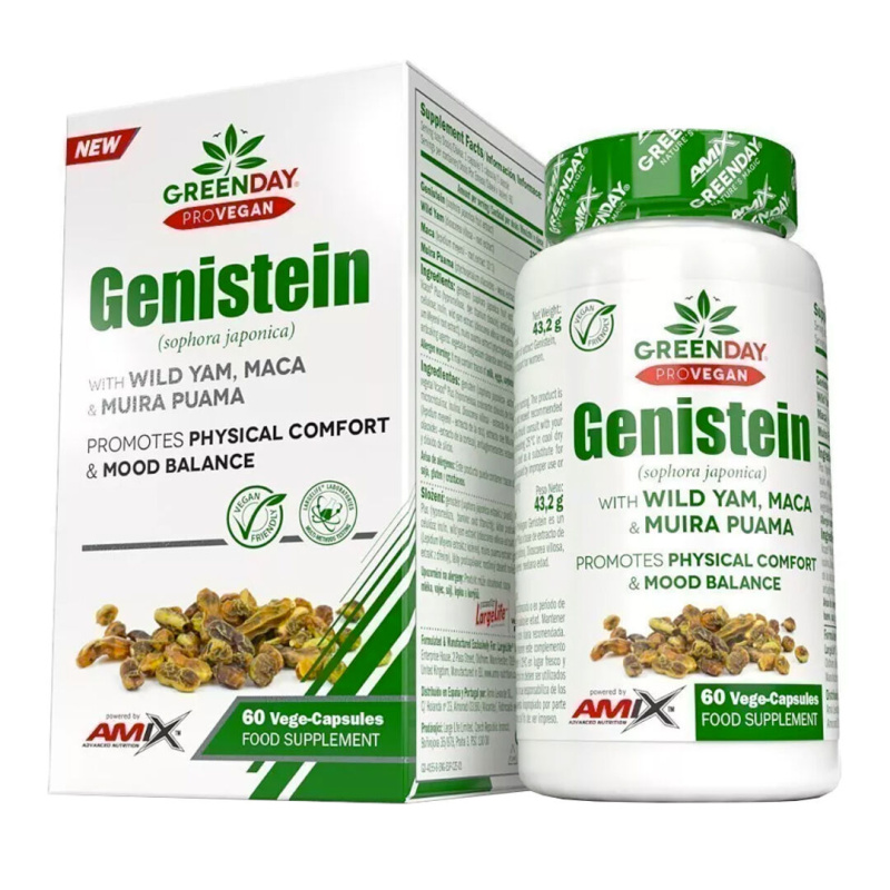 GREENDAY ProVegan Genistein 60 kapslí