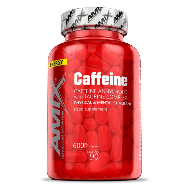 AMIX Caffeine with Taurine 90 kapslí
