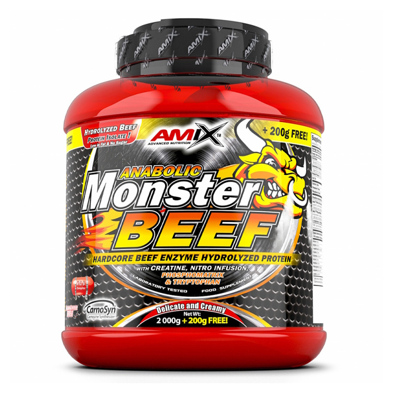 AMIX Anabolic Monster Beef 2200 g Příchuť: Vanilka/Limetka