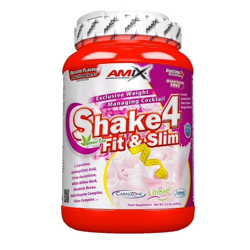 AMIX Shake 4 Fit&Slim 1000 g Příchuť: Čokoláda
