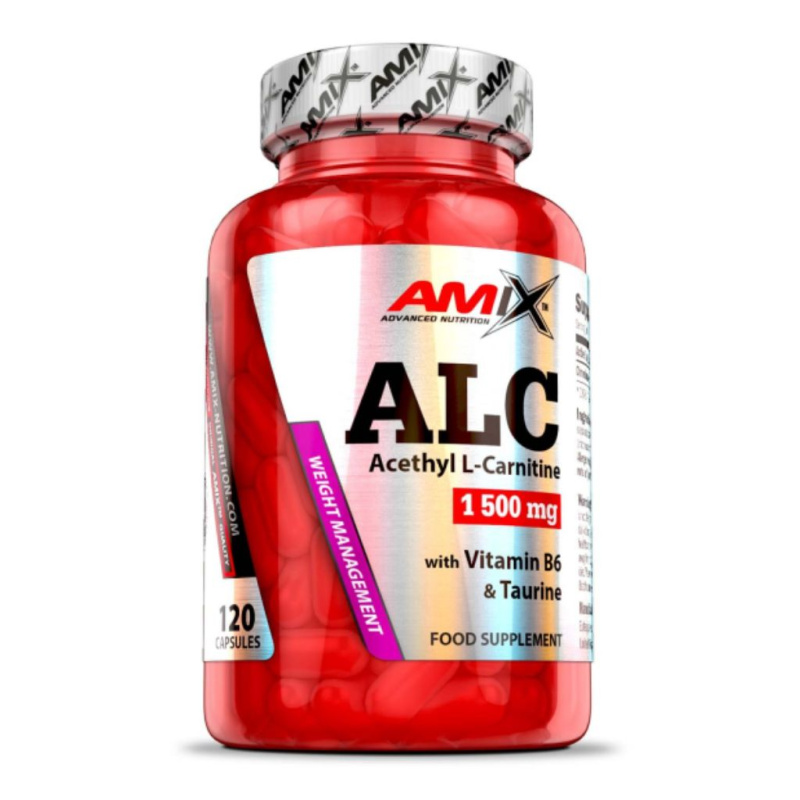 AMIX ALC s Taurinem + Vitamín B6, 120 kapslí