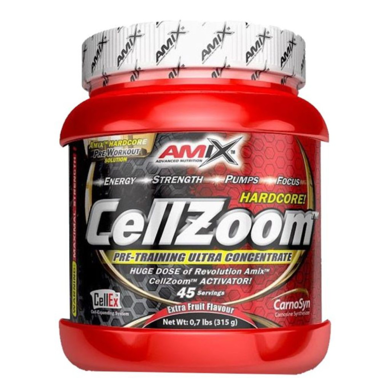 AMIX CellZoom Hardcore, 315 g Příchuť: Letní ovoce
