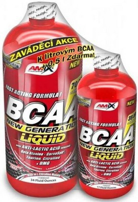 AMIX BCAA New Generation, 1000 ml Příchuť: Citrón/Limetka