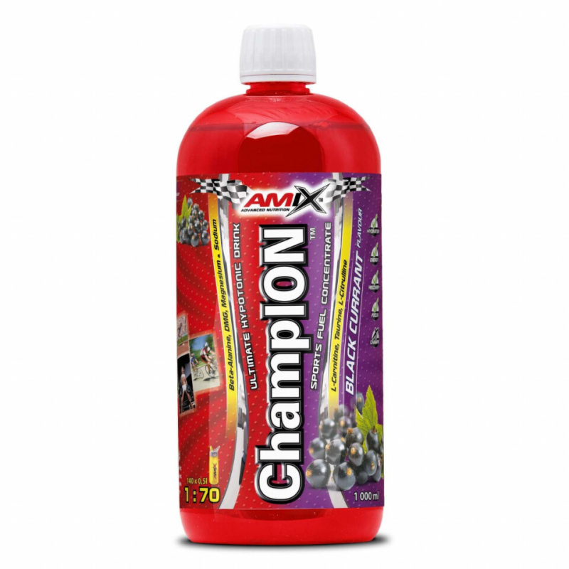 AMIX ChampION Sports Fuel 1000ml Příchuť: Černý rybíz